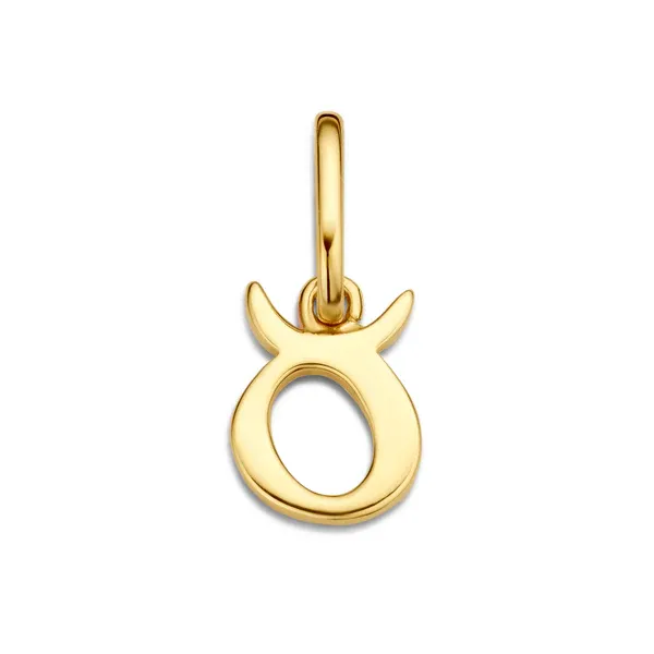 Taurus - Sternzeichen Anhänger - vergoldetes Sterlingsilber